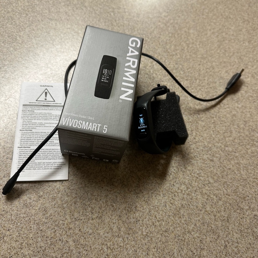 Garmin Vivosmart 5 Black Activity Tracker